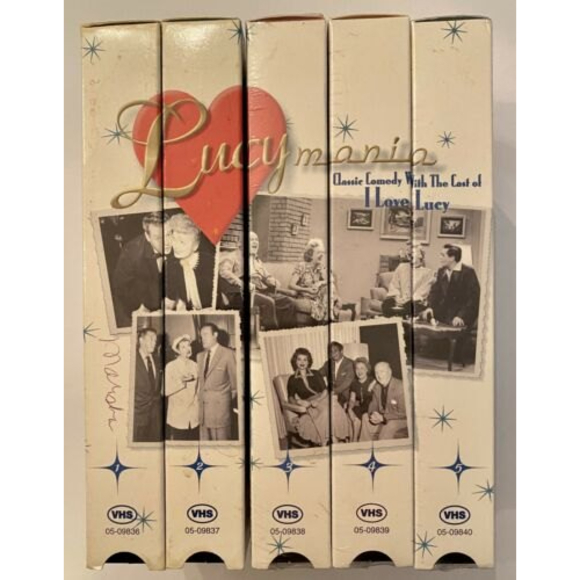 I Love Lucy Mania Collector Series 5-VHS Tape 5 Pack-Vhs Tapes Open Box - Picture 2 of 8
